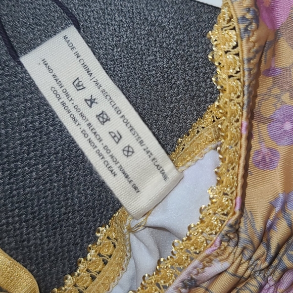 New spell designs wild bloom bralette bra yellow S - Picture 12 of 16